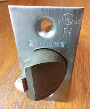 Schlage Commercial 2-3/4" Setback Door Lock Latch Satin Chrome Heavy Duty Vtg