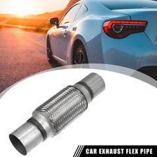 2"x6"x10" Exhaust Flexible Pipe Tubing with Welding Extension Pipe for Car