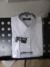 Herren Smoking Hemd von Eterna Excellent black line in weiß Gr.40 Manschette NEU