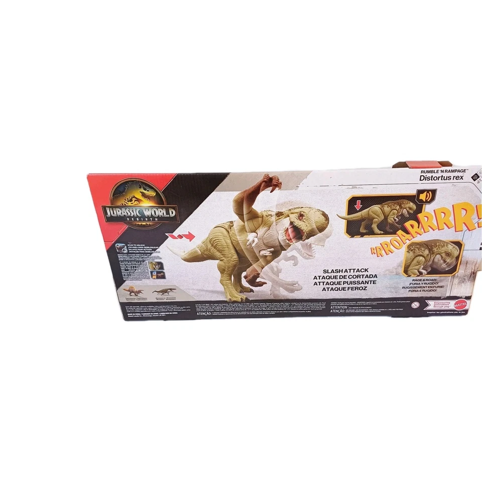 Jurassic World Rebirth Distortus Rex Rumble'n Rampage 22"" - Nuevo Foto 3 de 4