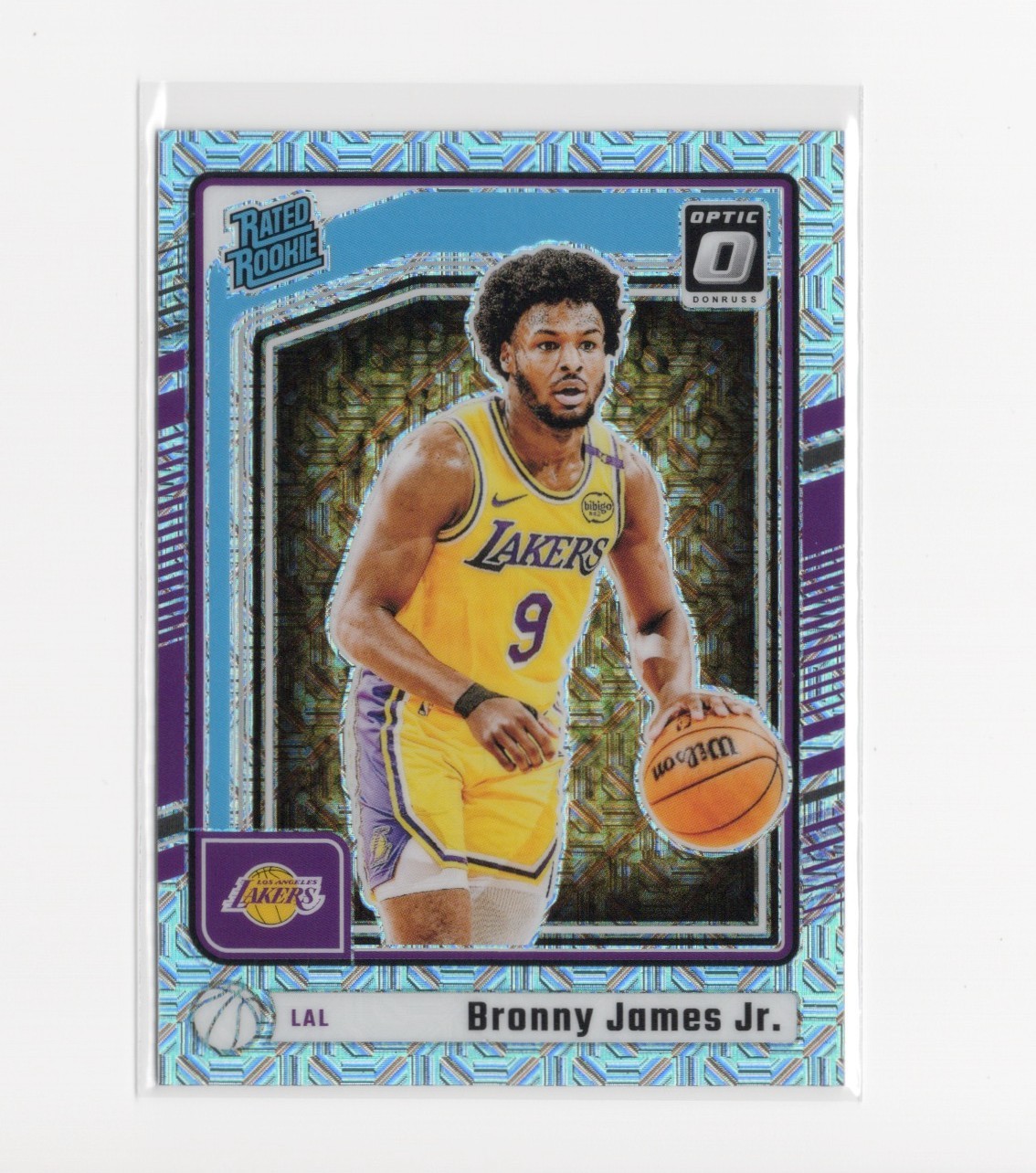 2024-2025 Panini Donruss Optic Choice Bronny James #282 Rookie Card RC