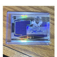 Panini Tyler Huntley Baltimore Ravens Prime Selections Signatures RC Auto Patch