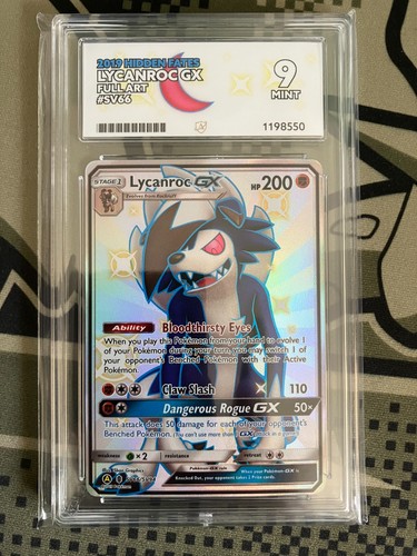 Lycanroc-GX graded ACE 9 for sale on eBay