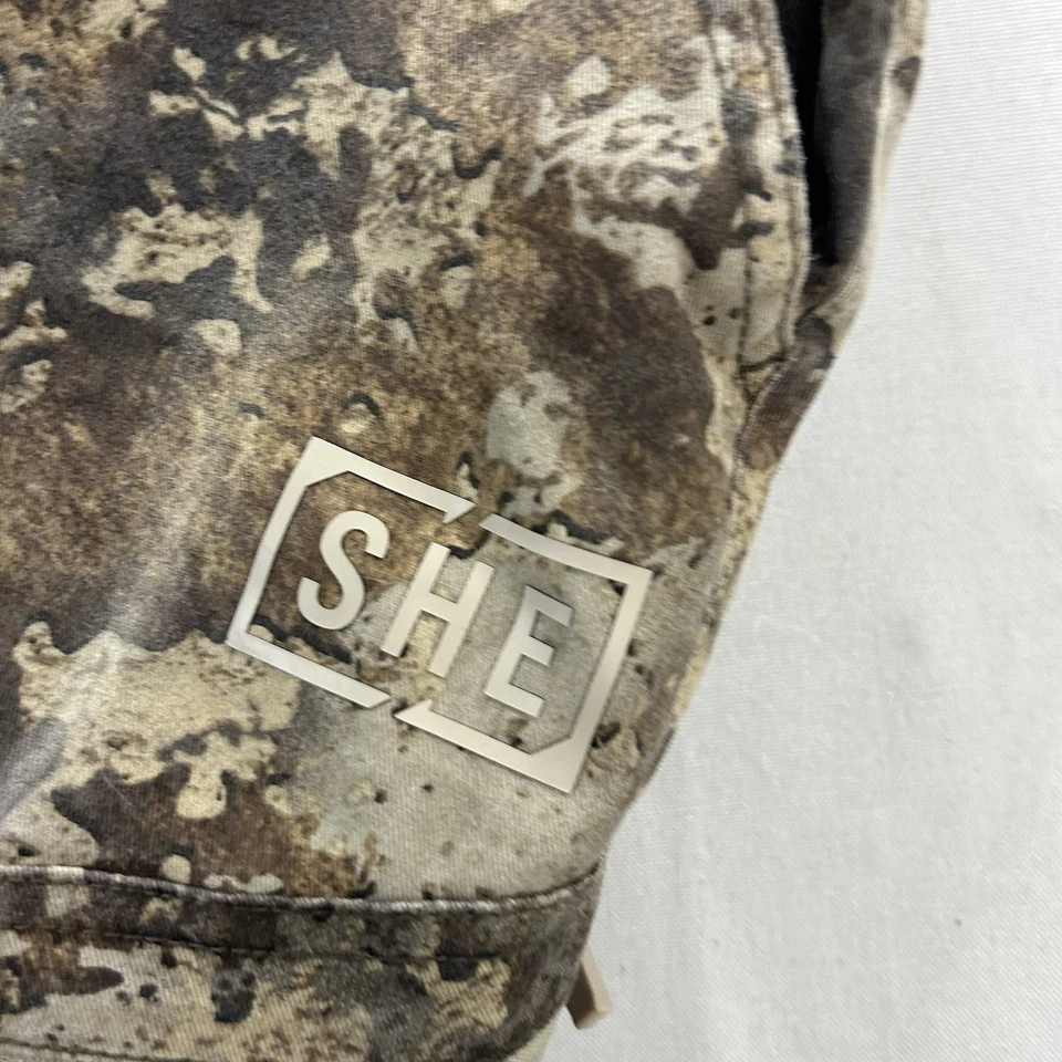 Pantalones camuflados She Outdoor para mujer XS cargo pradera caza al aire libre bolsillos con cremallera Foto 3 de 4