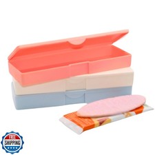 Generic Crush-Proof Baby Cookie Plastic Holder: Diaper Bag Essential Pink 