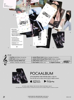 NMIXX 5th EP Album [Heavy Serenade] POCA Random Ver. QR Card+27ea