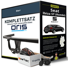 Anhängerkupplung ORIS starr für SEAT Ibiza ST (Kombi) +E-Satz AHK