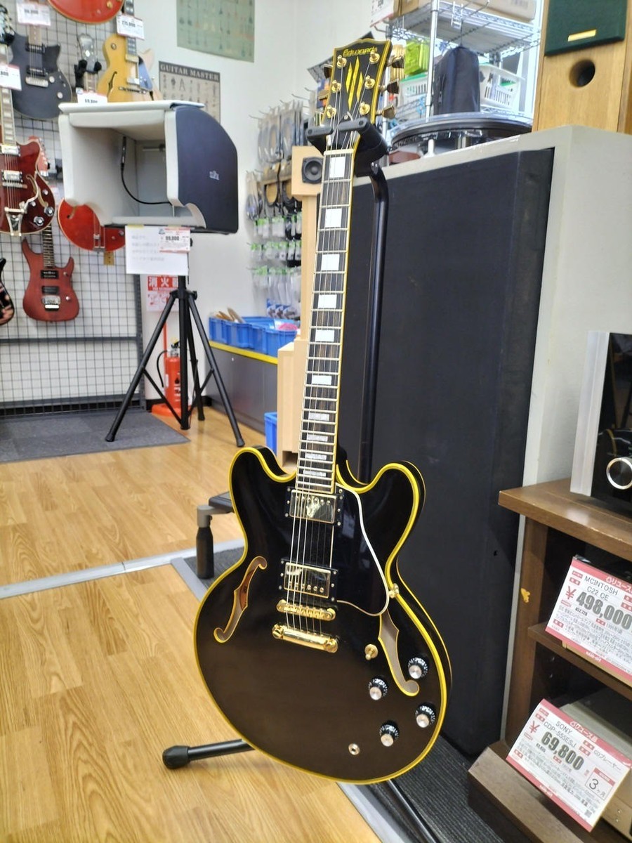 EDWARDS by ESP E-SA-180LTC Black Gold Hardware Made in Japan