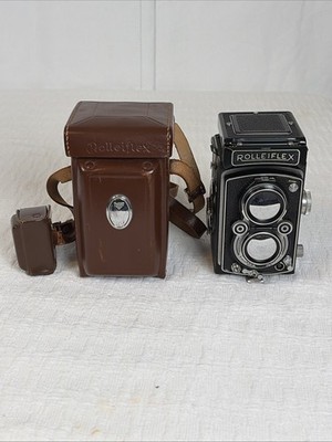 50s Rolleiflex 3.5 A MX-EVS. Schneider-Kreuznach Xenar 1:3.5/75 Top Lense w/Case