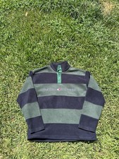 Tommy Hilfiger Vintage Fleece Sherpa Sweater Men M Pullover Embroidered Logo 90s