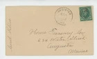 Mr Fancy Cancel Registered Register PA Augusta Maine Cvr #8795
