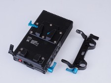 USED Fotga DP500 Uninterruptible Power Supply V Mount w/ Dual 15mm rod clamp