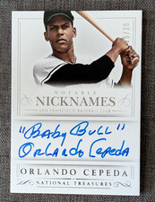 Orlando Cepeda Auto on Card 