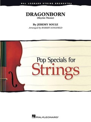 Dragonborn (Skyrim Theme) Jeremy Soule Set String Ensemble Hal Leonard