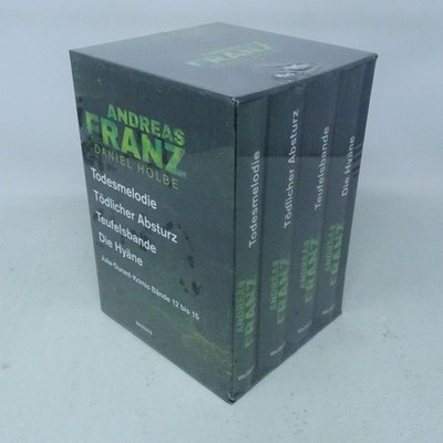 ANDREAS FRANZ Julia Durant 12 13 14 15 Hyäne Teufelsbande  BOX mit 4x BUCH TOP