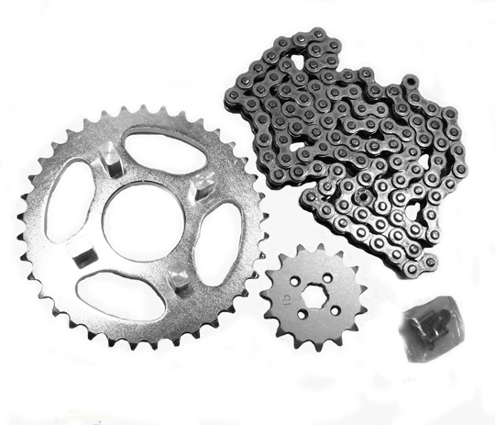 Honda XL80S, 1980-1985, Chain & 15/37 Sprocket Set - XL 80S