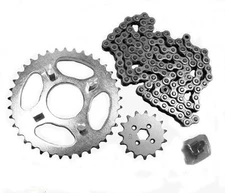 Honda XL80S, 1980-1985, Chain & 15/37 Sprocket Set - XL 80S