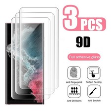 3X Tempered Glass Screen Protector For Samsung Galaxy S25 S24 S23 S22 S21 S20