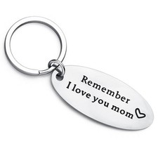 Mother's Day Keychain Gifts from Daughter Son - Remember I Love You Mom - Bir...