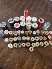 Vintage Spools Of Sewing Thread 48 Spools