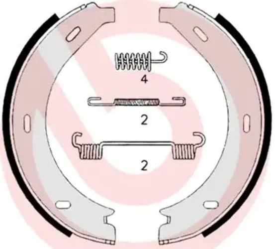 Fits BREMBO S 50 517 HAM JAWS. MERCEDES VITO 96-03 (MANUAL) - Image 5