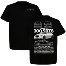 Chrysler 300 Srt8 T-shirt Muscle Car Graphic Tee With 6.4l Hemi V8 Engine Chrysler 300 Srt8 T-shirt Muscle Car Graphic Tee With 6.4l Hemi V8 Engine