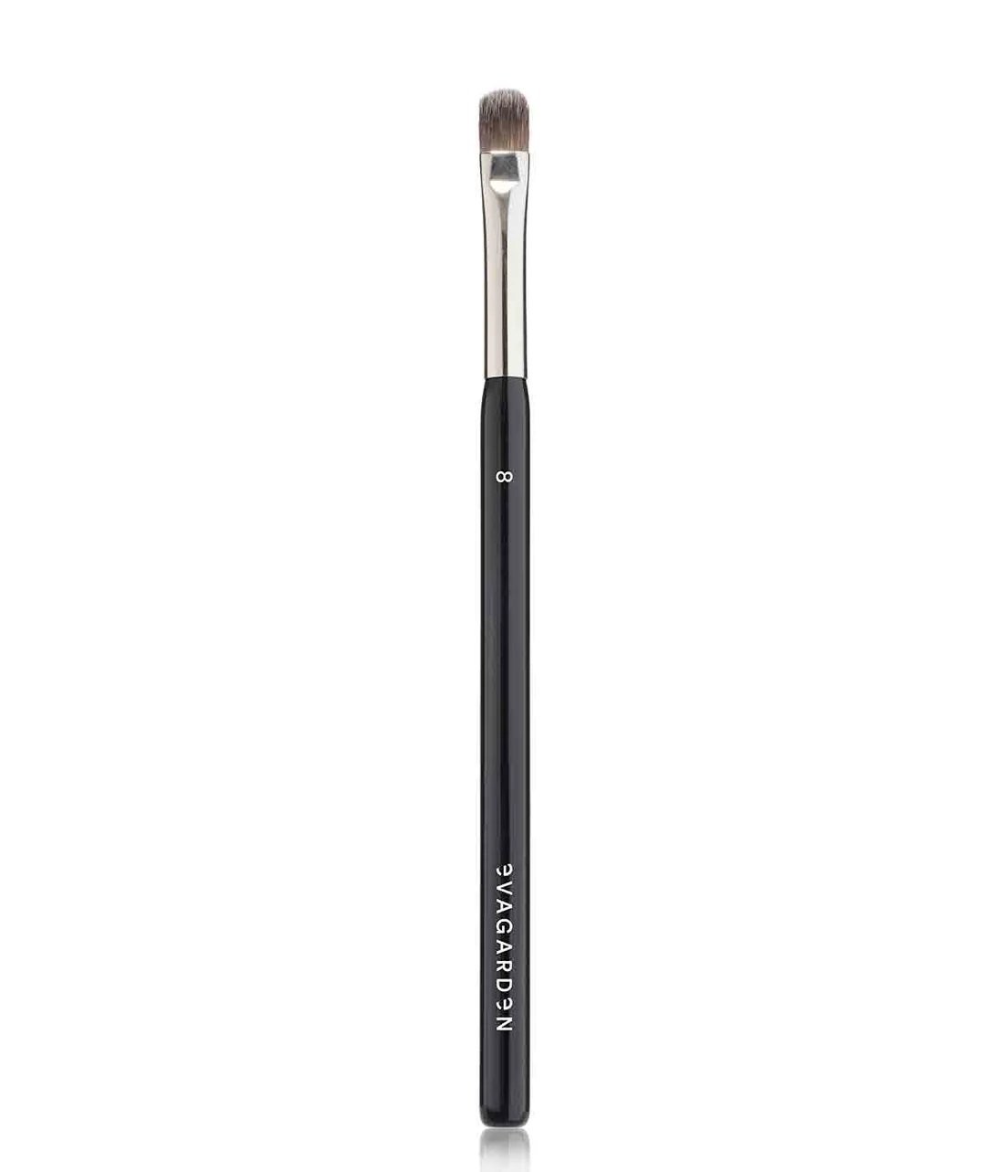 Evagarden Pennello Piatto 8 - Pennello Trucco Made in Italy Alta Qualità