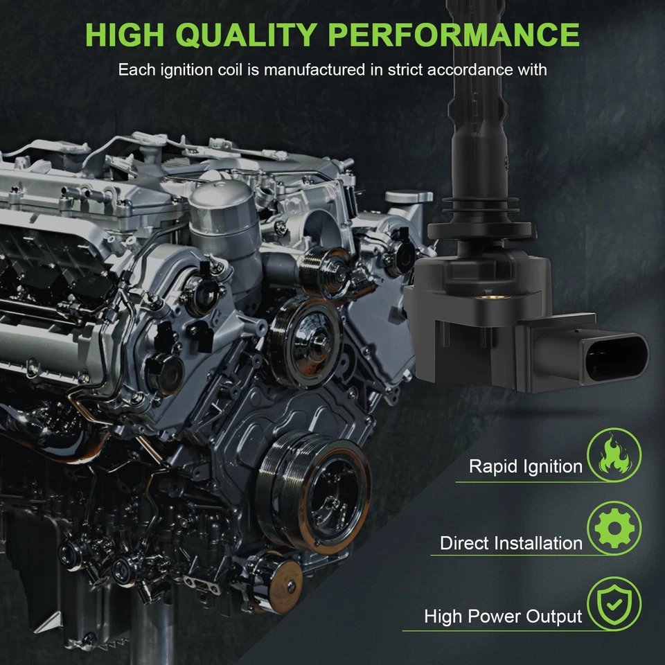 6 For 2010 2011 2012 2013 Mercedes-Benz S400 3.5L V6 Ignition Coil - Image 2 of 4