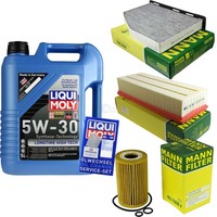 Inspektionspaket 5L Liqui Moly Longtime 5W-30 FüR VW Passat Variant 2.0 TDI 1.6