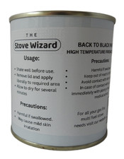 Fireback Paint High Temperature Matt Black Paint Gas Fire Coals Back to Black