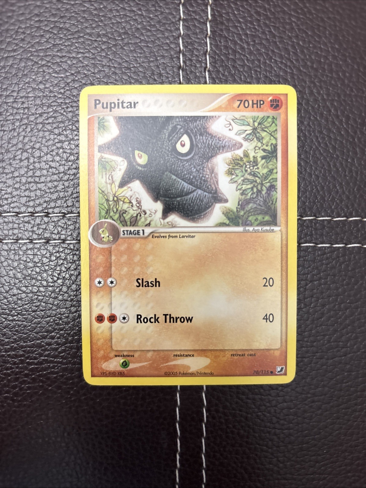 Pokemon TCG - Pupitar - 70/115 - EX Unseen Forces - NM Common (2005)