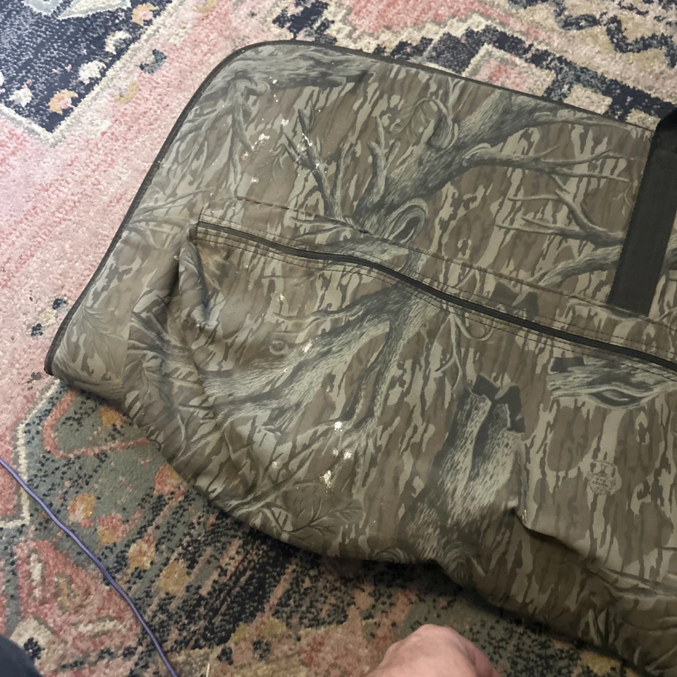 Vintage Mossy Oak Treestand Camo Gun Bow Case 52”x20" Bow Soft Case Hunting - Image 2 of 4