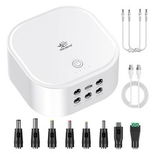 Mini DC UPS for Router & Modem, PD30W Bidirectional USB-C in/Out, 56Wh(10.8V)...