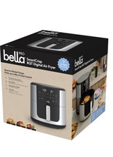 bella PRO - SmartCrisp 8-qt. Touchscreen Air Fryer - Stainless Steel