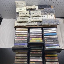 VTG Cassette Tapes Lot Over 70 Tapes 80  s-90  s-00  s