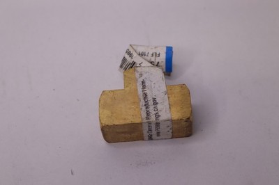 Anderson Metals Low Lead Tee Brass 1/4'' 756101-04 