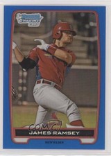 2012 Bowman Draft Chrome Picks Blue Refractor 53/250 James Ramsey #BDPP27 03xg
