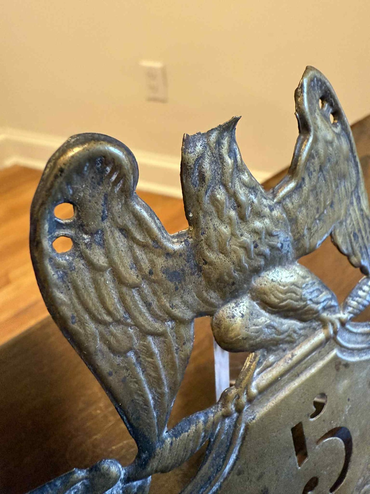 "Soldiers of the Fifth!" Historic Napoleonic Model 1812 Shako Plate *Discounted!