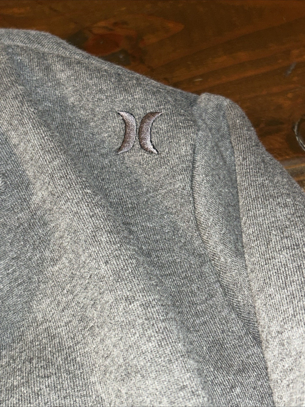 Hurley Peacoat Men's Sz XL Y2k Style Lined Detachable Hood Gray