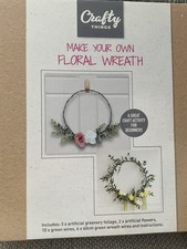 Fabrycznie nowe w pudełku Craft Things - Zrób własny wianek kwiatowy - Świetna aktywność rzemieślnicza 