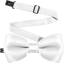 Adjustable Kids Bow Tie Pre-tied Bowtie Classic Solid Color Children Bow Tie Nec
