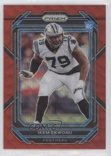 2022 Panini Prizm Rookies Red Wave Prizm /149 Ikem Ekwonu #366 0f0h