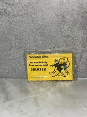 1994 New York City Edition Monopoly - Replacement Community Chest cards (sealed)