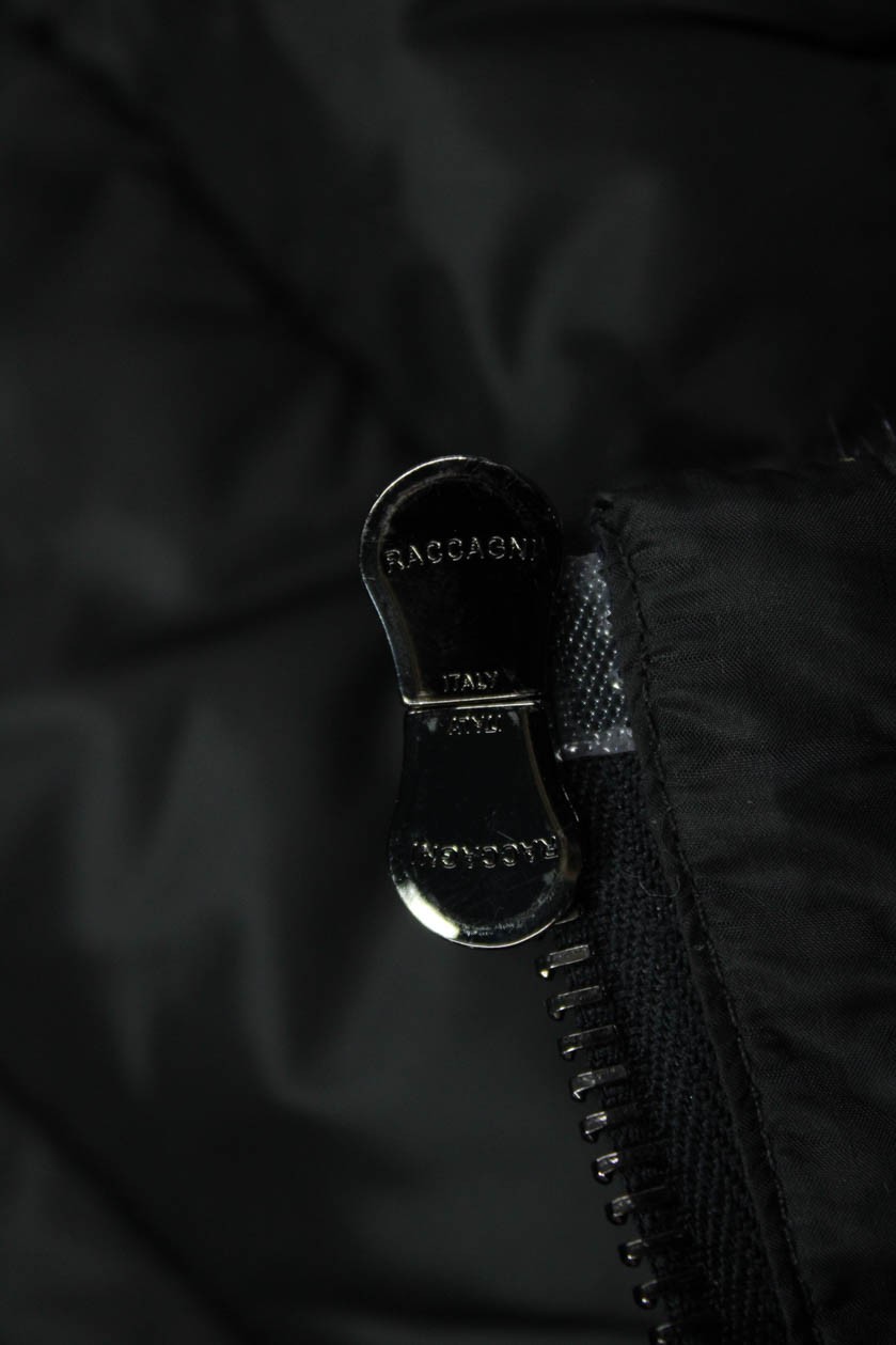 Moncler Womens Puffer Quilted Jacket Black High Neck Zip Long Sleeve Size 1 thumbnail 8