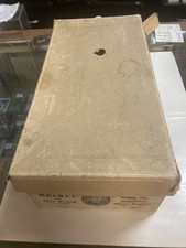 Vintage original Haines The shoe wizard Cardboard box Stock 929 York Pa 50 Store