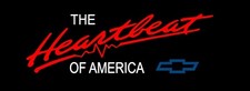 Pulse - Chevy Heartbeat Of America Pulse Line Colored Vinyl Decal Chevrolet