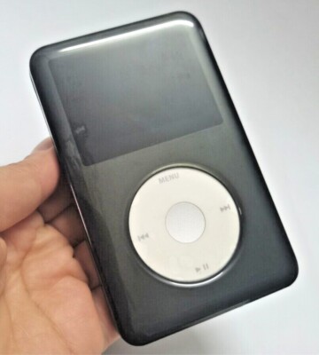 Apple iPod Classic 160GB ブラック 保護ケース付き Apple iPod Black / Clear Hard Case Cover Classic 6 7th Gen