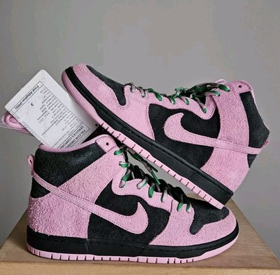Sample Nike Dunk High SB Invert Celtics Pink Green 