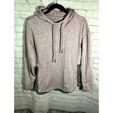 SERENE TANGERINE LADIES SOFT PULLOVER HOODIE LAVENDER/GRAY M EUC F-302