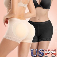 Booty Shaper Padded Underwear Panty Women's FAKE ASS Butt Lifter  Hip Enhancer